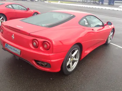 Ferrari 360 on circuit during a performance driving session