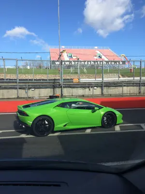 Lamborghini Huracán used for track driver coaching